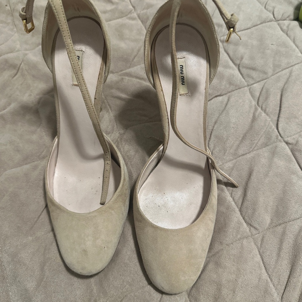 Gorgeous Miu Miu Strap High Heels. - image 3
